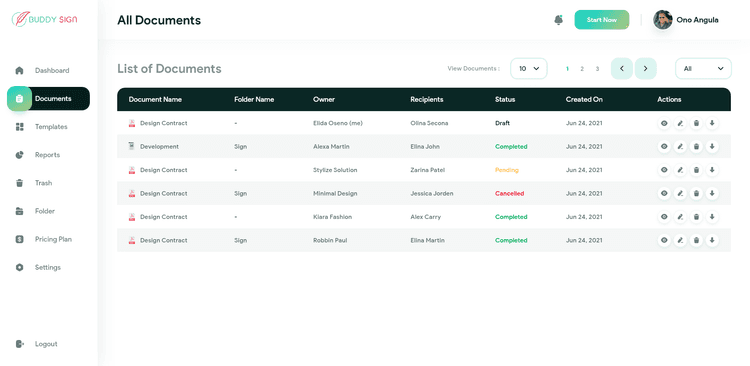 Buddy Sign Documents