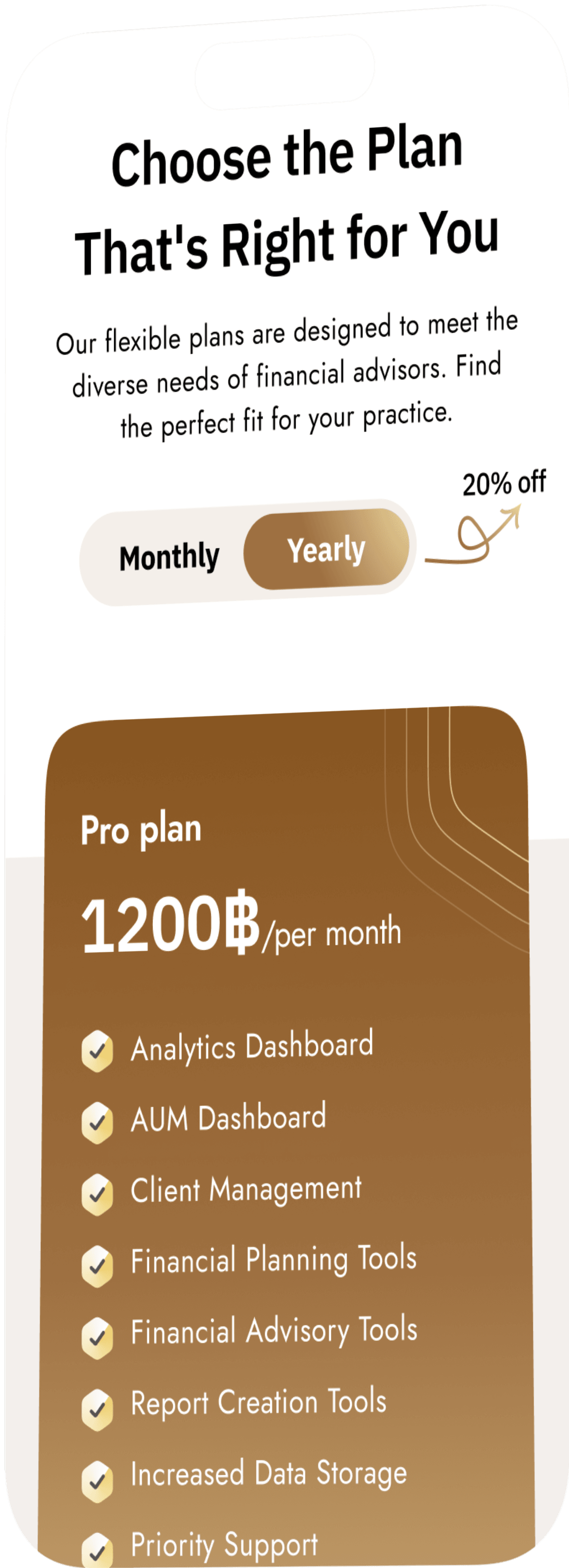 WealthBeeing mobile app on iPhone